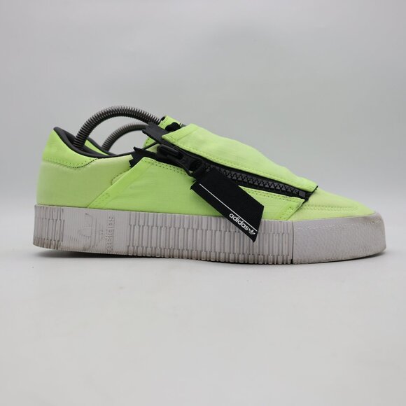 adidas Sambarose Zip Shoes Hi-Res Yellow 10 - Womens Originals Shoes